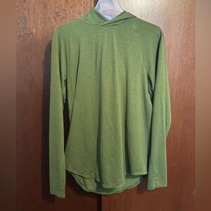 Green Long Sleeve Hoodie